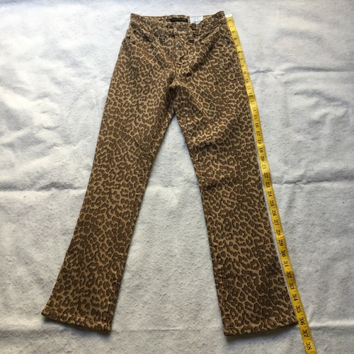 Lucky Brand Bridgette High-rise Slim Straight Leg Jeans, Women's 00/24 (Cheetah) - Picture 4 of 11