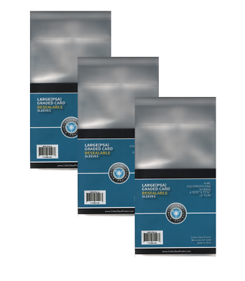 psa card plastic sleeves Ultra Pro Supplies Graded Standard Card [100 Count] : Toys & Games PVC film 50 Perfect Fit Sleeves for