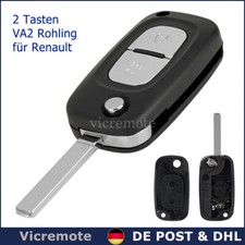 Autoschlüssel 2 Tasten Gehäuse für Renault Clio Kangoo Modus Mercedes Citan VA2 Autoschlüssel 2 Tasten Gehäuse für Renault Clio Kangoo Modus Mercedes Citan VA2