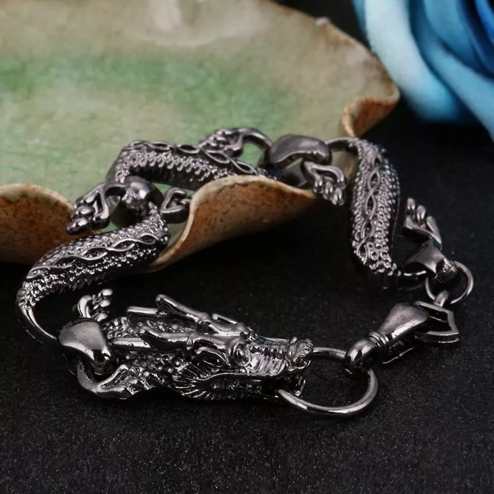 Mens Dragon Head Bracelet in Stainless Steel, Games of Thrones, Unique  Jewellery, Chunky Bracelets, Retro, Flat Bracelets, Gifts for Him, - Etsy  Hong Kong