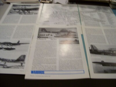 HEINKEL 115 (PART 1 & 2) & KC-10A EXTENDER..HISTORY/2-PAGE CUTAWAY/SPECS (696NN)