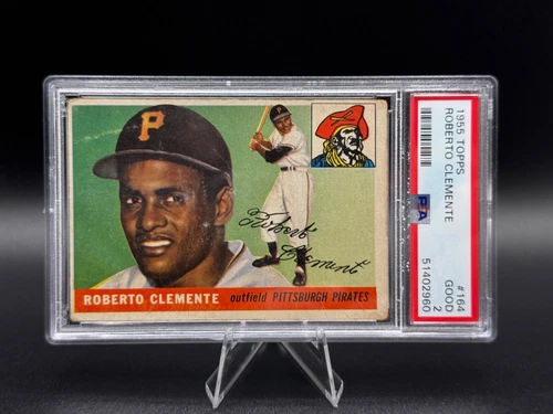 1955 Topps -Roberto Clemente Rookie #164 (RC) PSA 2
