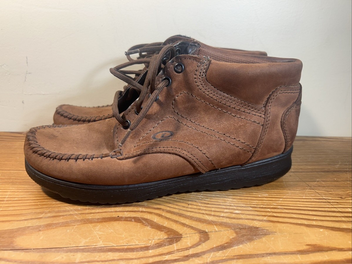 Dexter USA Walkmocs Brown Leather Chukkas Laced Ankle Bootie  display picture 1