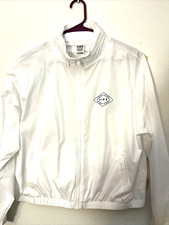 Pink Victoria s Secret White Windbreaker Love Pink Size XS Hoodie