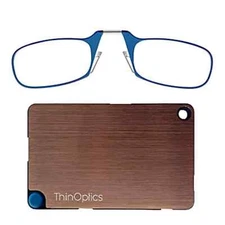ThinOptics Stainless Steel Slim Wallet with Readers/Reading Glasses 1.0