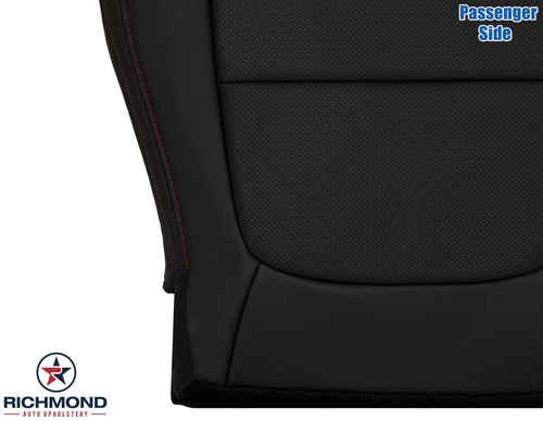 2013-2015 Mazda CX5 Grand Touring-Passenger Side Bottom Leather Seat Cover Black - Picture 14 of 17