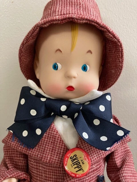Vintage 1979 Effanbee SKIPPY Limited Edition Vinyl Doll 14" w/Skippy Pin - Image 2 of 4