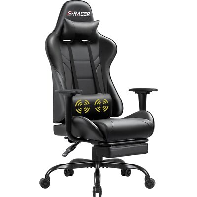 Ergonomic Massage Gaming Chair Executive Computer Office Chair