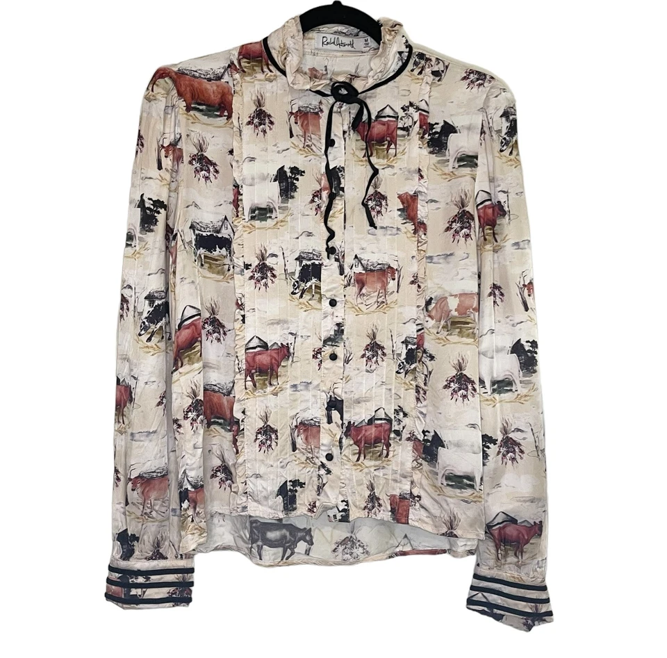 Camisa manga larga Rachel Antonoff Louise Puff (mediana) Foto 2 de 4