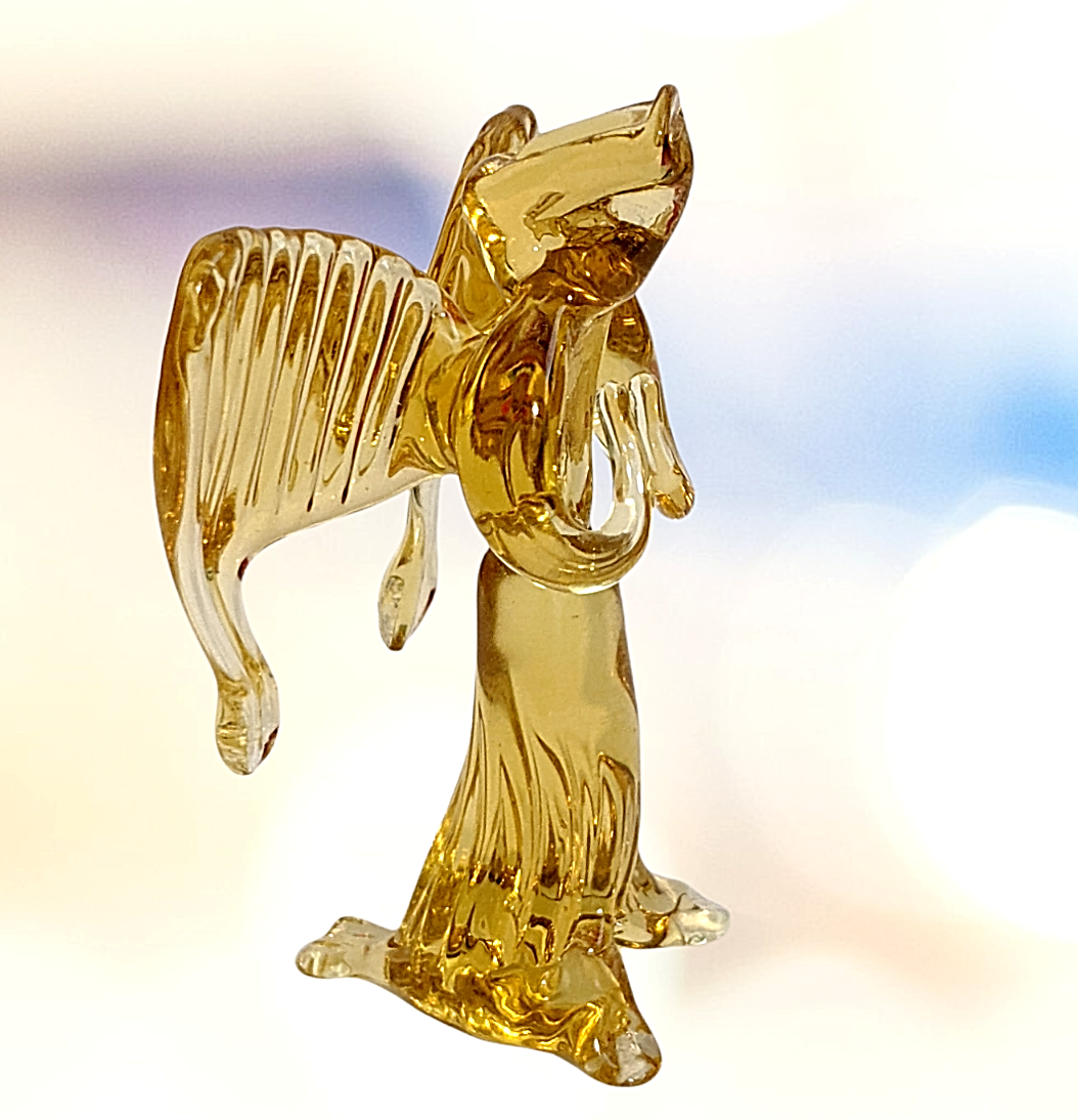 Hand Blown Glass Art Figurine HANDMADE ANGEL # 4438 | eBay Hand Blown Glass Art Figurine HANDMADE ANGEL # 4438 | eBay