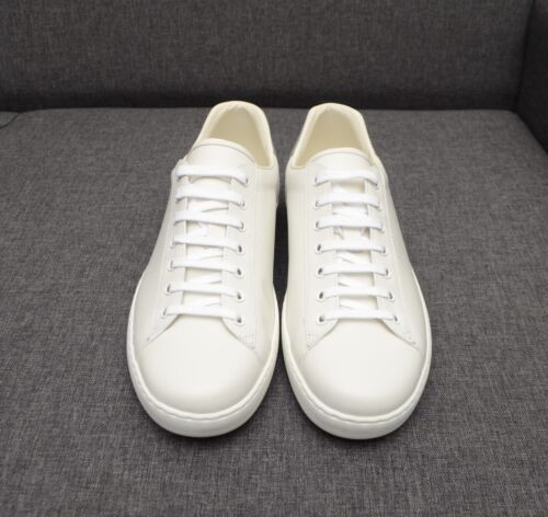 Scarpe sneakers uomo Gucci Ace autentiche in pelle bianca taglia 10,US 11,EU 44 - Foto 8 di 15
