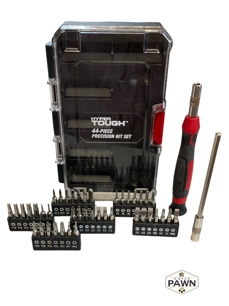Hyper Tough 44 Piece Precision Screwdriver Bits Set TS99913A