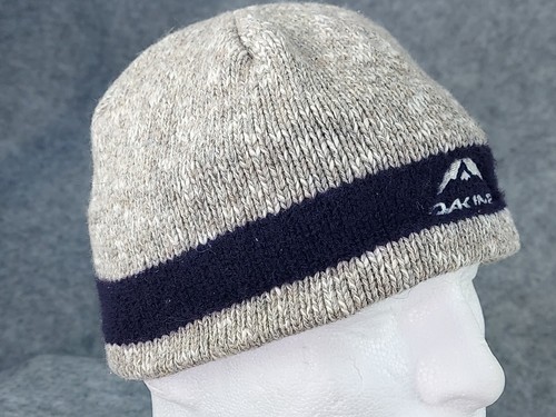 DAKINE Wool Beanie Winter Hat Knit Cap Toque Fleece Lined Stripe Snowboard Ski - Picture 5 of 16