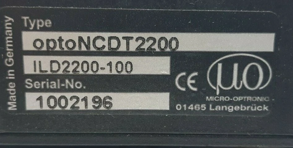 Micro Epsilon ILD2200-100 Laser Triangulation Sensor System - Image 2 of 4