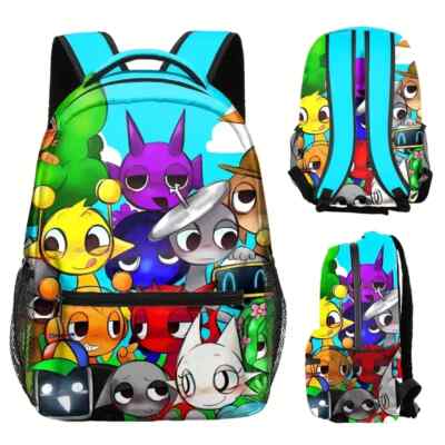 NEW Sprunki School Backpack 17'' USA STOCK!!!!!!!!!