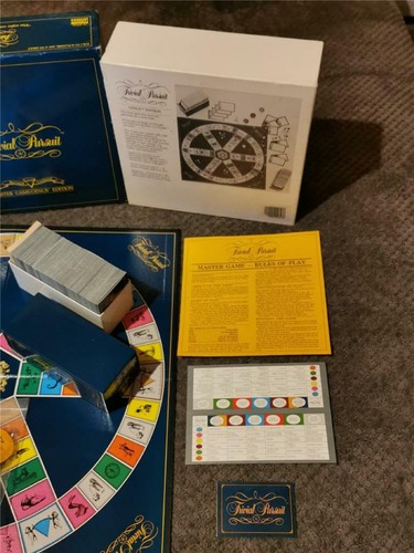 Trivial Pursuit Master Game GENUS edition - 1987 HORN ABBOT - REVISED/UPDATED - Picture 3 of 3