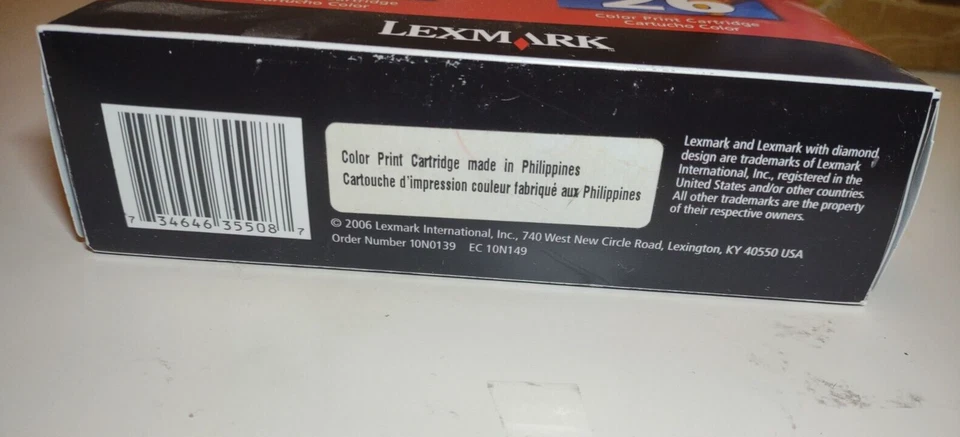 Lexmark Genuine 2-Pack #26 Color Print Ink Cartridges - Image 3 of 3