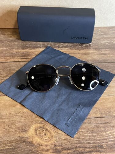 MVMT Icon 49A 50-21-145 Black and Gold Sunglasses 