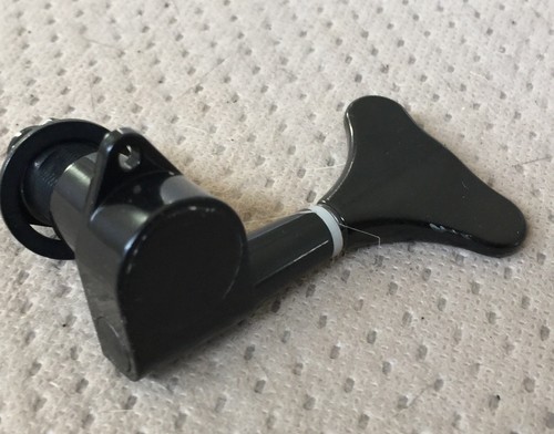 2007 Epiphone Thunderbird IV Lefty Bass Guitar Original Black Tuner Tuning Peg - Picture 1 of 2