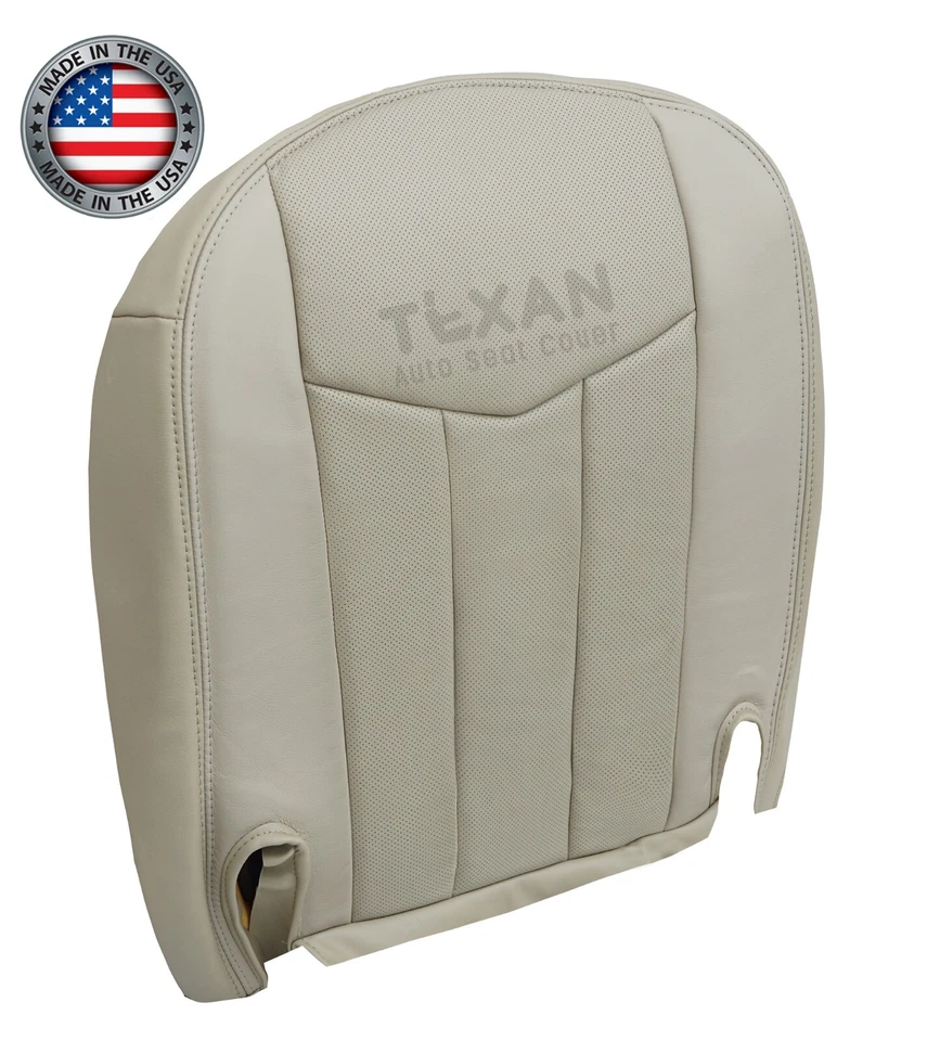 Cadillac XLR 2004-2009 convertible parte inferior del pasajero cubierta de asiento de cuero color tostado esquisto Foto 2 de 4