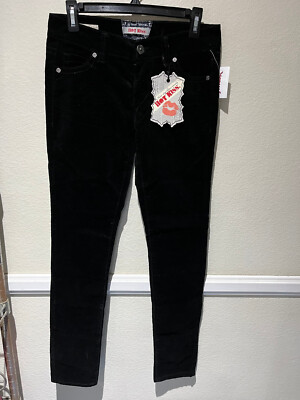 Hot Kiss Skinny Lily BLACK Corduroy Pants - Junior Sz 5 - NEW