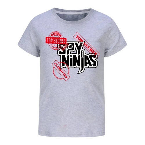 kids SPY NINJAS T-shirt Tees Clothes Printed Cartoon Casual Christmas Tops - Picture 8 of 38