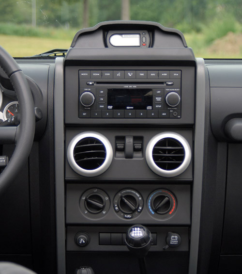 Enjoliveurs de ventilation de tableau de bord argent pour auto Jeep W kit x2