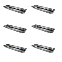 Acmax 6 StüCk Gn 2/4 GastronormbehäLter Gn BehäLter Edelstahl Tiefe 40 Mm