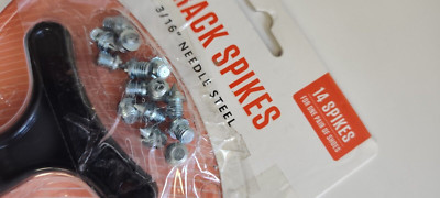 Sofsole Track Spikes 3/16 Needle Steel 14 Spikes Wrench Included