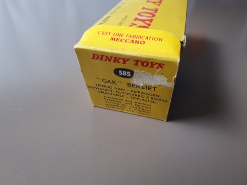 Dinky Toys 585 GAK Berliet Muldenkipper a benne basculante Original Diecast - Bild 10 von 11