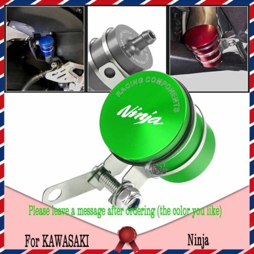For KAWASAKI Ninja 250 300 400 650 ZX6 /R CNC Brake Fluid Clutch Tank Oil Cup - Afbeelding 1 van 12