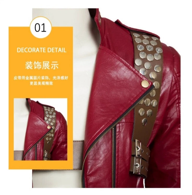 Devil May Cry 3 Dante Nero & Vergil Cosplay Custome Hombres Conjunto de Ropa Halloween Foto 4 de 4