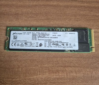 Micron 2200 M.2 NVMe 256GB interne Festplatte