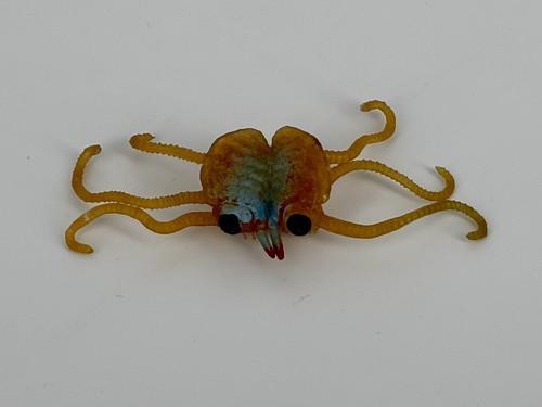Vintage Oily Jiggler Rubber Ugly Monster Uglies GOLD/BLUE Alvin - Picture 2 of 9