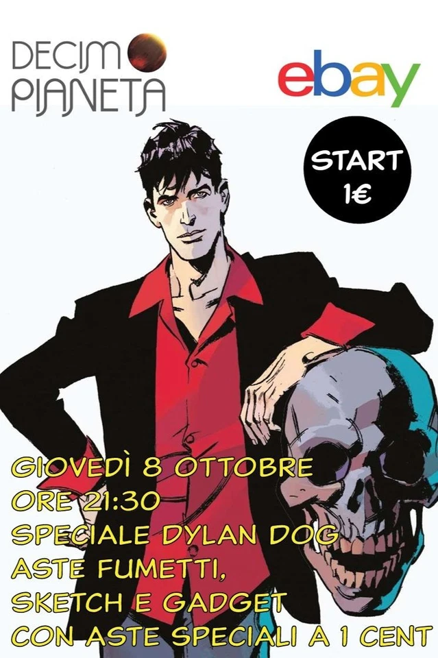 💀💭💥SPECIALE DYLAN DOG - ASTE LIVE da 1 € 💀💭💥