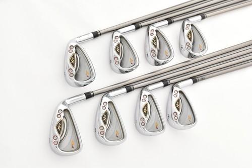 8Pcs TaylorMade r7 XR Iron Set 5-6-7-8-9-PW-AW-SW REAX 50 Stiff RH Golf Clubs - Picture 3 of 16