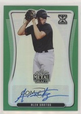 2020 Leaf Metal Draft Green Rainbow 7/10 Alex Santos #BA-AS2 Auto uk2