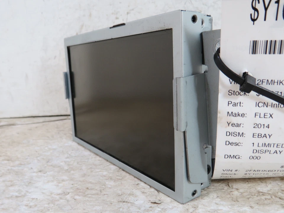 Ford Flex 2013-2019 tablero delantero pantalla de visualización de información de 8" OEM LKQ Foto 3 de 4