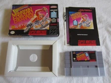 Exertainment Mountain Bike Rally SNES Super Nintendo Complete 1994 Life Fitness