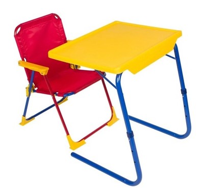 Table Mate 4 Kids Portable Folding Table Desk & Chair w/ Storage Bag