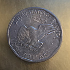 1979-P Susan B. Anthony $1 Dollar Coin Wide Rim Near Date (Business Strike) — photo 2
