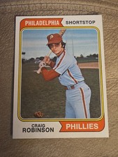 1974 Topps #23 Craig Robinson Philadelphia Phillies