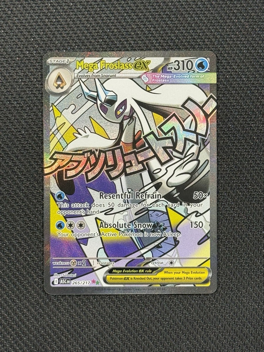 Pokémon TCG - Mega Froslass ex 265/217 Ascended Heroes Mega Attack