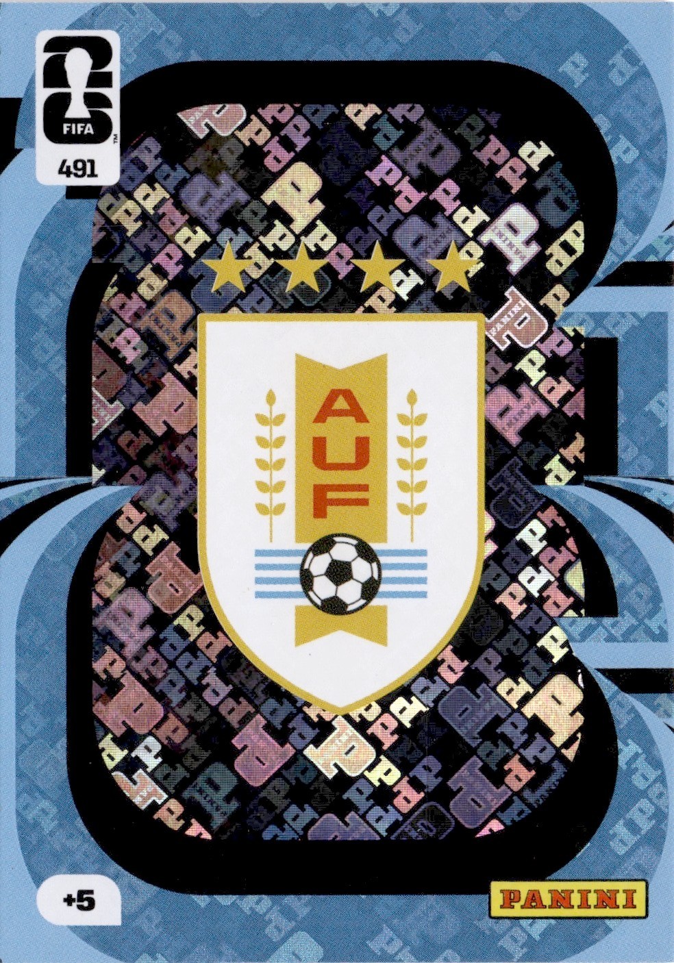 파니니 아드레날린 XL FIFA 월드컵 2026 - WM 26 카드 - #490 - 630개 카드 중 선택 가능 4