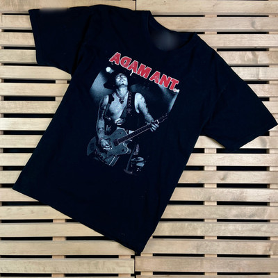 Vintage Adam Ant Live In Concert Tour Heavy Cotton Full Size Black Shirt