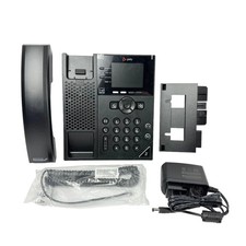 Poly VVX 250 IP Phone 4-Line Color Display PoE Power Supply NEW