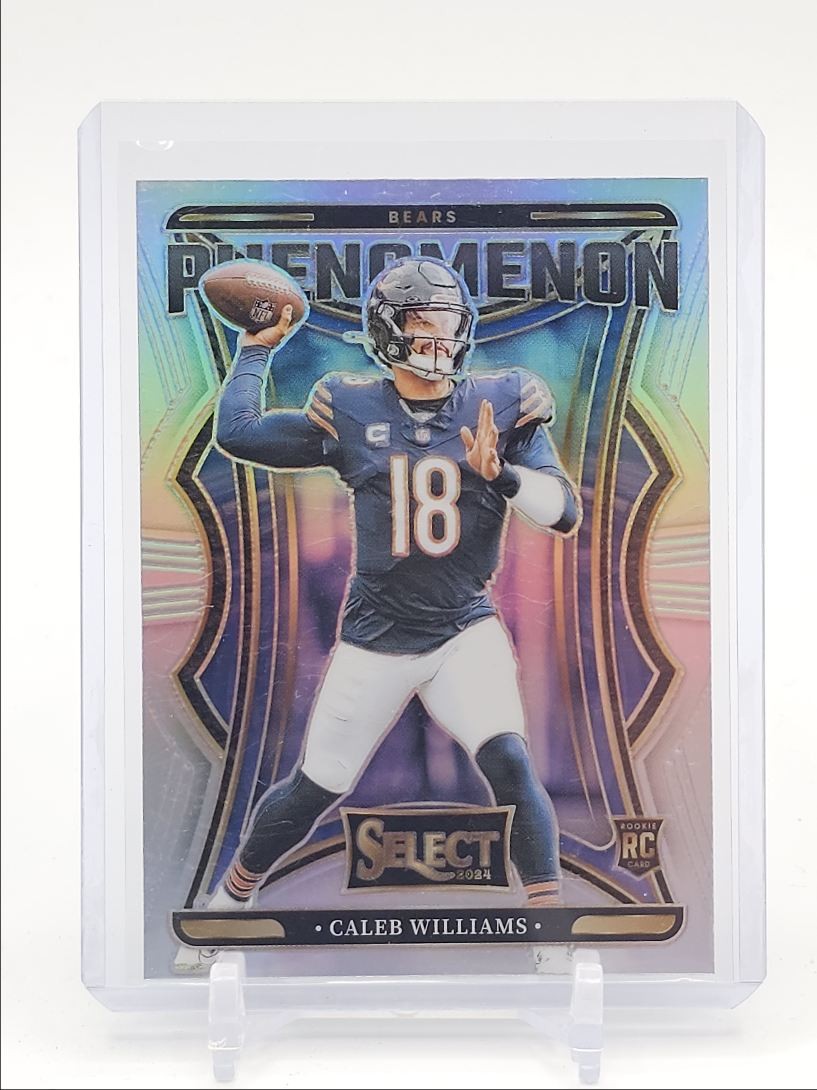 CALEB WILLIAMS 2024 SELECT PHENOMENON ROOKIE SILVER PRIZM BEARS RC Q2897