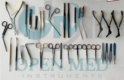 Basic Rhinoplasty Instruments Rhinoplasty Surgery Set Surgical Instruments