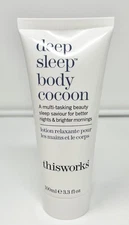 This Works Deep Sleep Body Cocoon Bedtime Lotion 3.3 fl oz New & Sealed