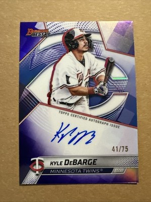 2025 Bowman’s best Kyle DeBarge Auto /75 Twins